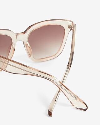Clear Frame Sunglasses | Express display picture 1