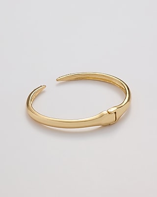 Pave Rhinestone Hinged Bracelet