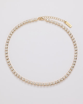 Rhinestone Tennis Necklace