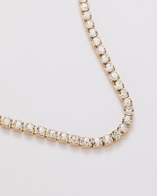 Rhinestone Tennis Necklace
