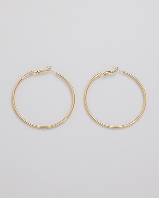 Large Gold Hoop Earrings