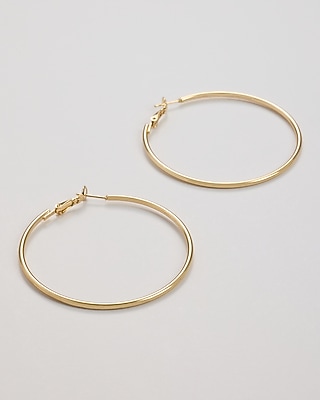 Large Gold Hoop Earrings