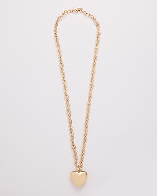 Heart Statement Pendent Necklace