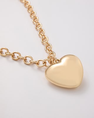 Heart Statement Pendent Necklace