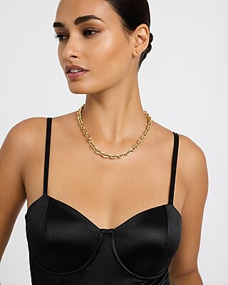 Gold Chain Statement Necklace