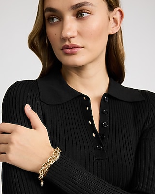 Chunky Loop Chain Statement Bracelet