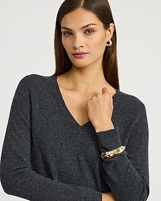 Chunky Gold Hinged Bangle Bracelet
