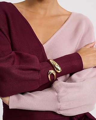 Chunky Gold Organic Cuff Bracelet