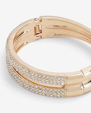1001 Nuits Bangle Swarovski Crystals, Used & Preloved Louis Vuitton  Bracelet, LXR USA, Gold