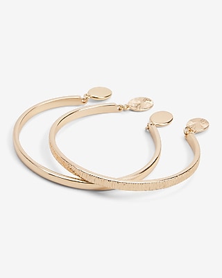 A23 TXT STRING BANGLE:SHINY GOLD:NS