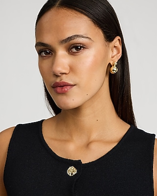 Double Ball Drop Earring