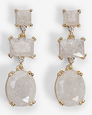 Opal Multi Shape Post Back Drop Earrings