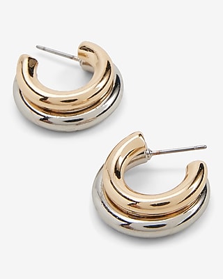 Mixed Metal Earrings