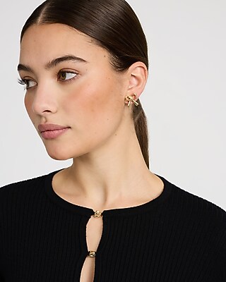 Bow Statement Stud Earrings