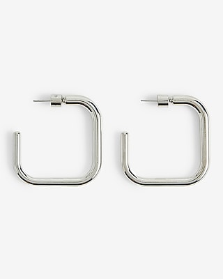 CORE 35MM SQUARE HOOP:SHY SILVER:NS