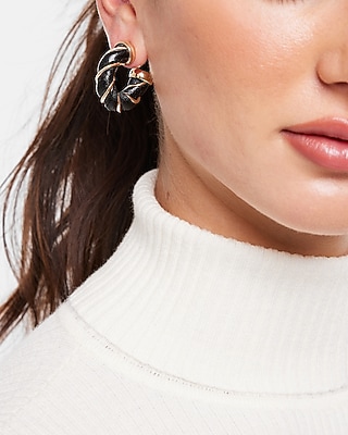 SEPT22 BLACK AND GOLD TWIST TUBE HOOP:PITCH BLACK:NS