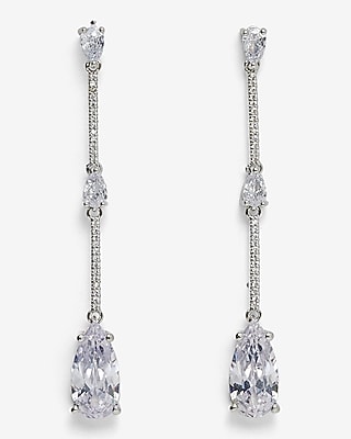 Rhinestone Teardrop Earrings