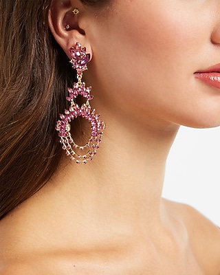 NOV22 OTT COLORED CHANDELIER:EXOTIC MAGENTA:NS