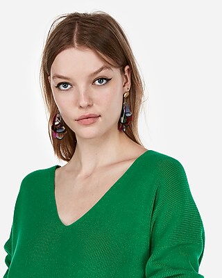 Mixed Feather Post Earrings