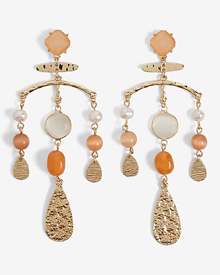 A23 GENUINE STONE MOBILE DROP:SHINY GOLD:NS
