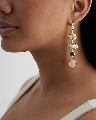 A23 GENUINE STONE LINEAR:SHINY GOLD:NS
