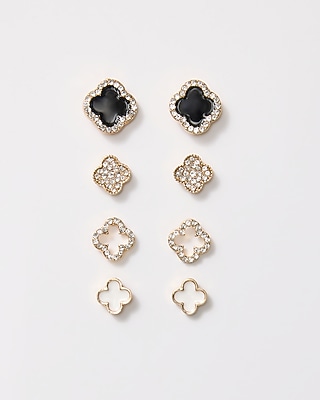 Gold Clover Variety 4 Pack Earrings