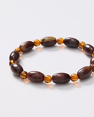 Tortoise Shell Small Beaded Bracelet