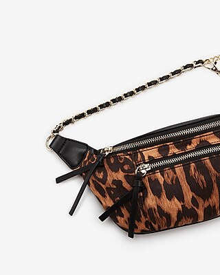 leopard print fanny pack