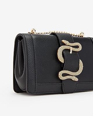 Snake Buckle Chain Strap Shoulder Bag 