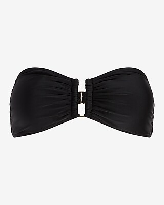 Black Strapless Swim Top - image 3
