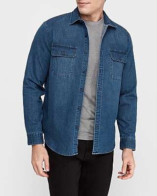 express denim shirt