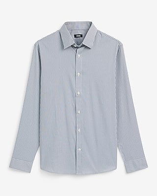 Slim Striped Wrinkle-Resistant Everyday Performance Dress Shirt - image 4