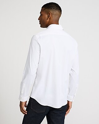 Slim Solid Wrinkle-Resistant Everyday Performance Dress Shirt