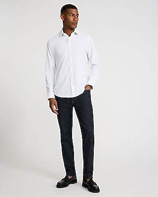 Slim Solid Wrinkle-Resistant Everyday Performance Dress Shirt