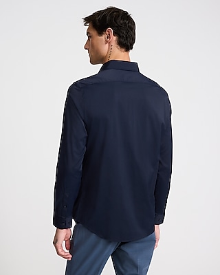 Slim Solid Wrinkle-Resistant Everyday Performance Dress Shirt