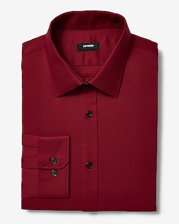 express performance dress shirt men's M (38-40) Like new resistant fabric to keep you cool and stylish EXPRESS Men's Slim Everyday Performance