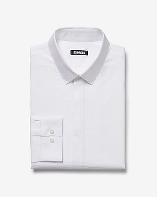 extra slim fit tuxedo shirt