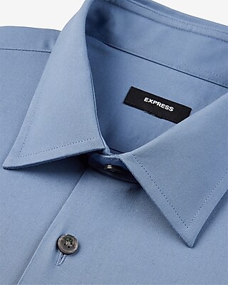 Men's Blue 1MX Dress Shirts - Express