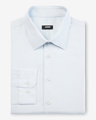Slim Solid Cotton Stretch 1MX Dress Shirt