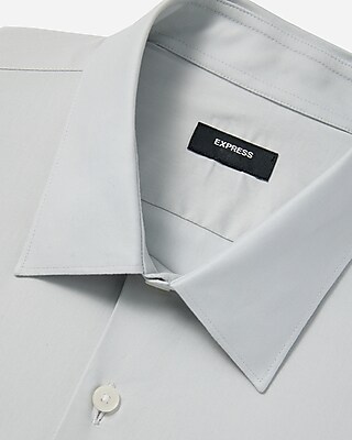 Slim Solid Cotton Stretch 1MX Dress Shirt