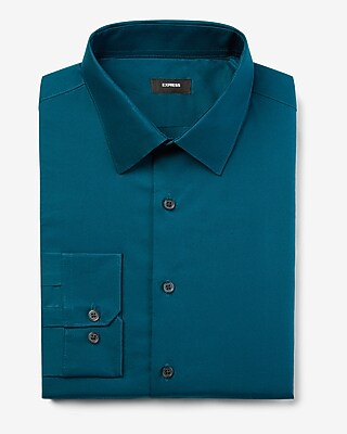 express dress shirt Extra Slim Solid Cotton Stretch 1mx This top utilizes wrinkle Men's Shirts - Dress Shirts,