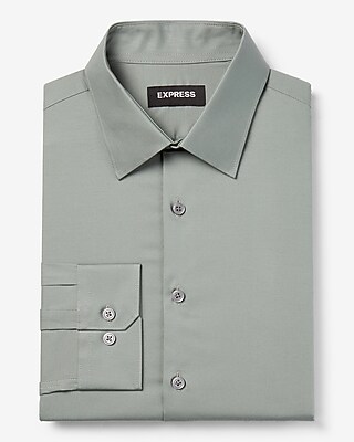 white christmas dresses Champagne Satin Tailored-Fit Dress Shirt — DOLCE VESTA