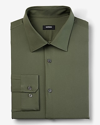 Extra Slim Solid Cotton Stretch 1MX Dress Shirt