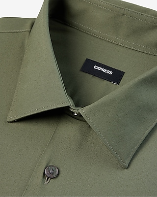 Extra Slim Solid Cotton Stretch 1MX Dress Shirt