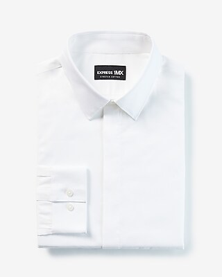 express mens white dress shirt