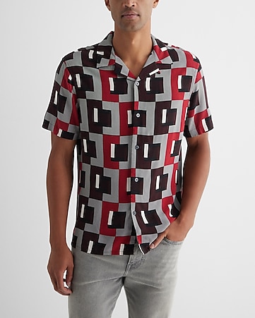 Men's Short Sleeve Casual Shirts - Short Sleeve Button Ups - Express