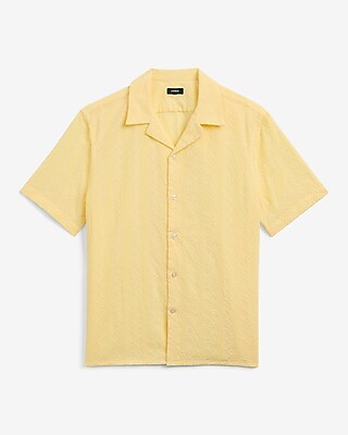 Textured Eyelet Short Sleeve Shirt - thumbnail 10