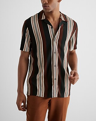【PERSTEP】★24SS★STRIPE COOL LOOSE FIT HALF SHIRT PERSTEP】☆24SS☆STRIPE COOL LOOSE FIT HALF SHIRT (perstep