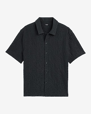 Lace Eyelet Floral Short Sleeve Shirt