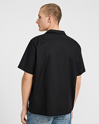 Linen-Blend Short Sleeve Shirt - image 2